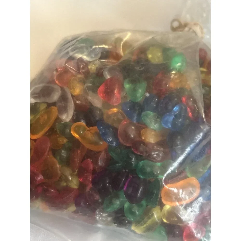 Matted Colored Sea Plastic Glass for Crafts Stones Aquarium Rocks Vase Deco. New